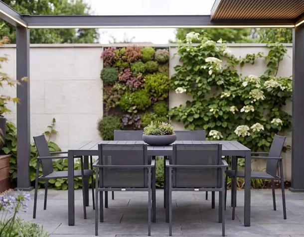  Perspective aluminum Louvered Pergolas  with Adjustable Roof