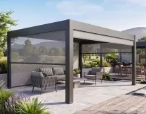 Ventilation and breathability Courtyard pavilion Louvered Pergolas