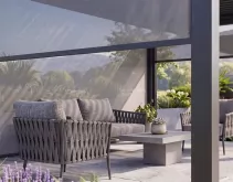 Ventilation and breathability Courtyard pavilion Louvered Pergolas