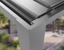 Ventilation and breathability Courtyard pavilion Louvered Pergolas