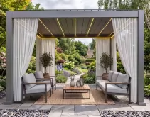 Sunshade and Heat Louvered Pergolas