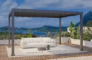 Rainproof and Windproof Performance of Alloy Louver Pergola Systems