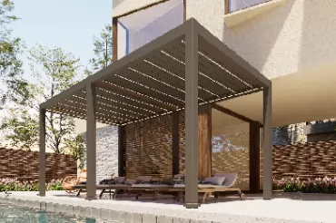 Aesthetic Design and Landscape Application of Alloy Louver Pergola