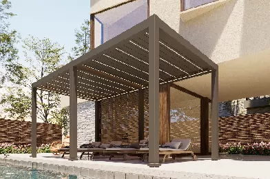 Aesthetic Design and Landscape Application of Alloy Louver Pergola