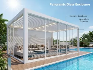 Environmental Protection and Energy-Saving Advantages of Aluminum Pavilion Louvers 