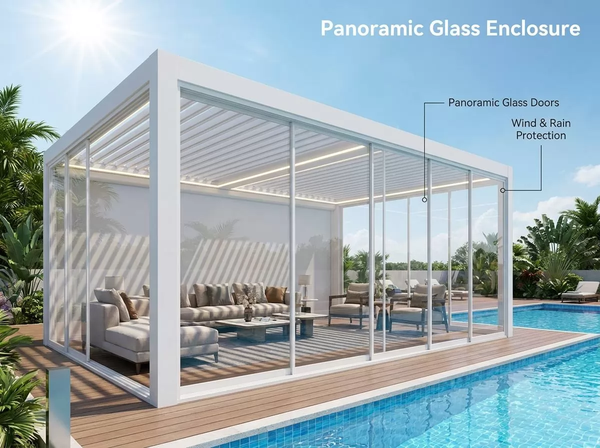 Environmental Protection and Energy-Saving Advantages of Aluminum Pavilion Louvers 
