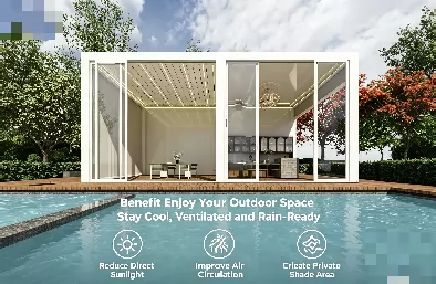 Installation Flexibility and Customization of Alloy Louver Pavilion