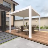 Retractable Louvered Pergola Roof System for Outdoor Living