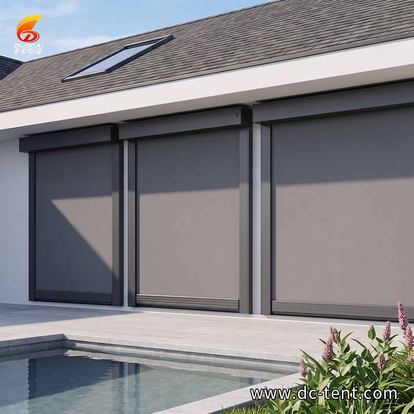 Aluminum Guide Zip Blinds Sturdy Side Track