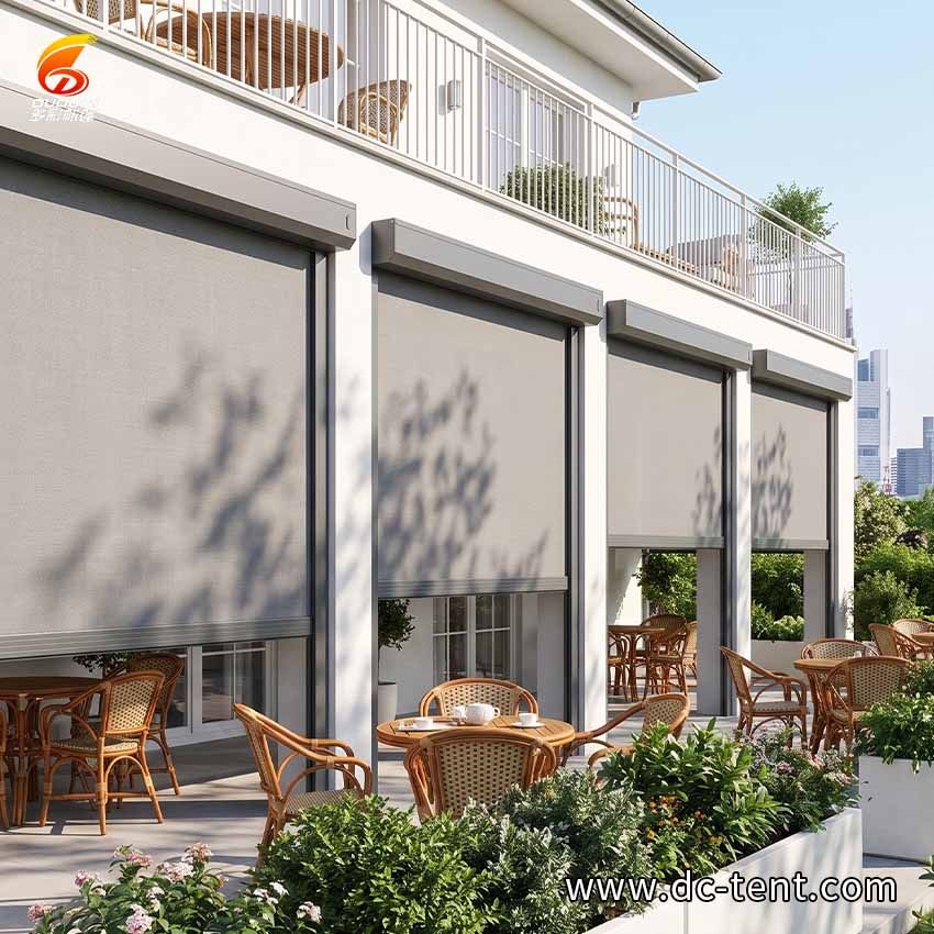 Weatherproof Outdoor Zip Blinds for Patio & Veranda