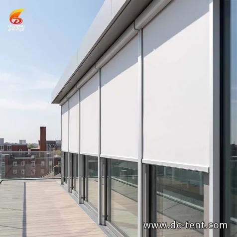 Motorized Zip Blinds with Remote Control