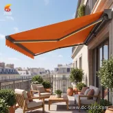 5M Retractable Folding Arm Patio Awning Waterproof UV Shade