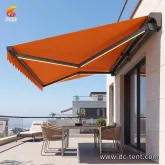 5M Retractable Folding Arm Patio Awning Waterproof UV Shade
