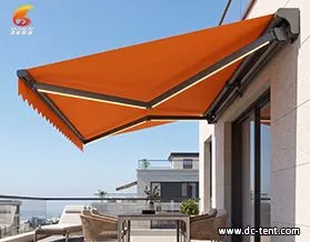 5M Retractable Folding Arm Patio Awning Waterproof UV Shade