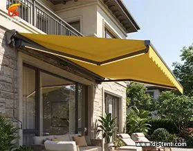 5M Large Heavy Duty Folding Arm Awning Waterproof Patio