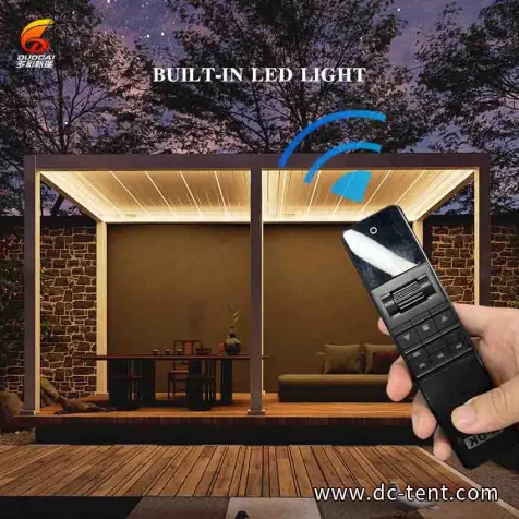 European outdoor temporary structure tent with glass walls
