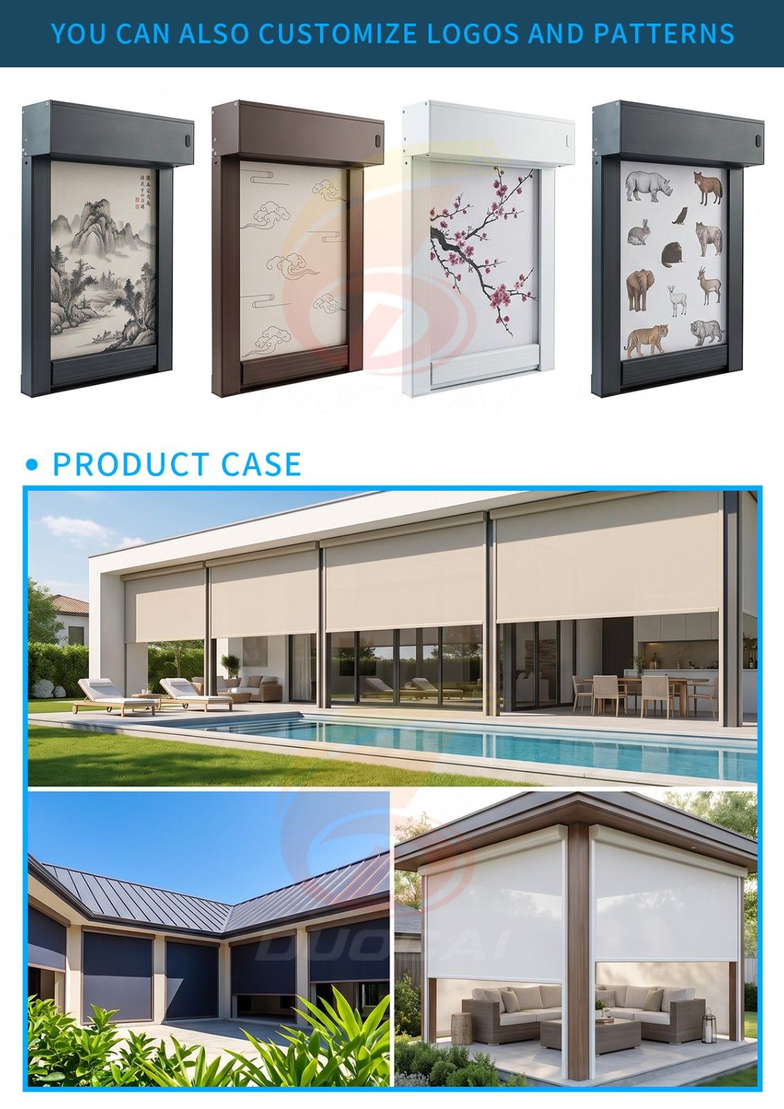 Weatherproof Outdoor Zip Blinds for Patio Weatherproof Outdoor Zip Blinds for Patio